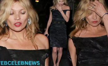 Kate Moss Enjoys a Night Out with Friends at a Fashion Event