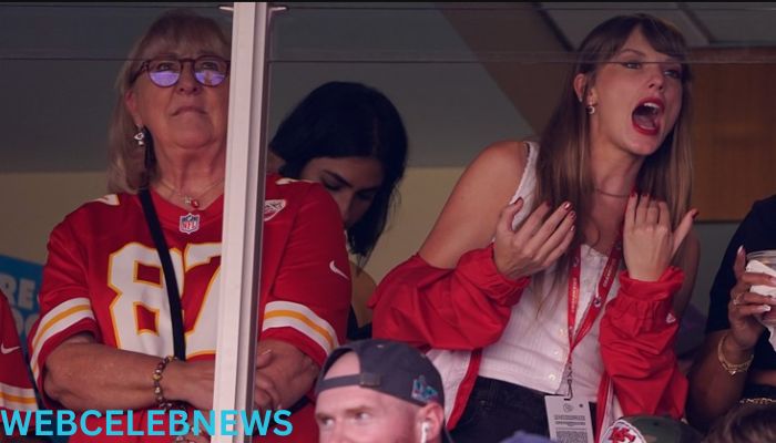 Swift was later spotted in an Arrowhead Stadium suite with Brittany Mahomes, the wife of Patrick Mahomes, the Chiefs quarterback, and Travis's close friend, as they supported their NFL star men.