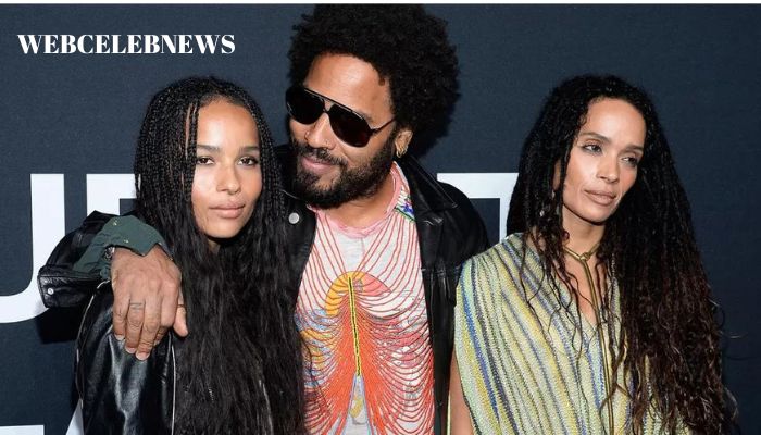 It's "normal for people to be in the family business," according to Zoe Kravitz (left, with father Lenny and mother Lisa Bonet).