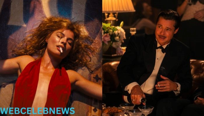 Brad Pitt and Margot Robbie glisten in the first photo from Babylon